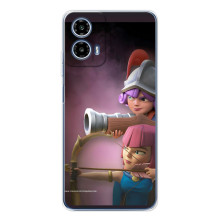 Чехол з героями Клеш Рояль для Motorola Moto G35 (Три мушкетёра)