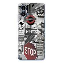 Яркие Чехлы с картинками для Motorola Moto G35 (Знаки)