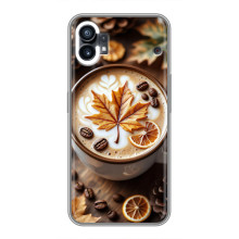 Чехол с уникальным дизайном «Осень с кофе» для Motorola Moto G36 – Пряный кофе