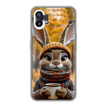 Печатный чехол «Зверята с кофе» для Motorola Moto G36 – Зайчик с кофе