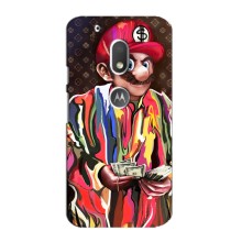 Брендновые Чехлы для Motorola MOTO G4 Play - (PREMIUMPrint) (Mario LV)
