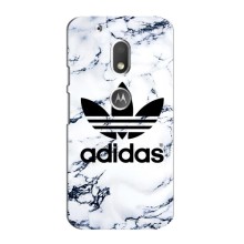 Чехлы Адидас для Motorola MOTO G4 Play (AlphaPrint) (Адидас на мраморе)