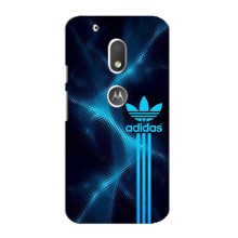 Чехлы Адидас для Motorola MOTO G4 Play (AlphaPrint) (Синий Адидас)