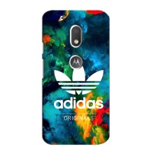 Чехлы Адидас для Motorola MOTO G4 Play (AlphaPrint) (Яркий Адидас)