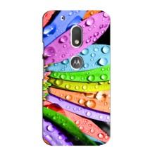 Чехлы (ART) Цветы на Motorola MOTO G4 Play (VPrint) (Семицветик)