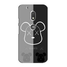 Чехлы для Motorola MOTO G4 Play - Bearbrick Louis Vuitton (PREMIUMPrint) (БеарБрик глаза)