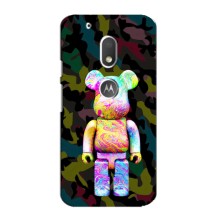 Чехлы для Motorola MOTO G4 Play - Bearbrick Louis Vuitton (PREMIUMPrint) (Яркий Bearbrick)