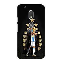 Чехлы для Motorola MOTO G4 Play (Leo чемпион) (AlphaPrint) (Месси Король)