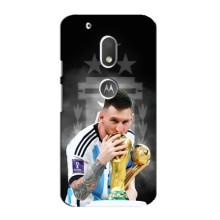 Чехлы для Motorola MOTO G4 Play (Leo чемпион) (AlphaPrint) (Месси Чемпион)