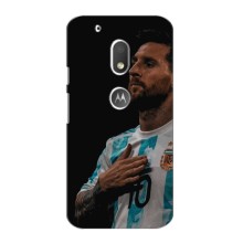 Чехлы Лео Месси Аргентина для Motorola Moto G4 Play (Месси Капитан)