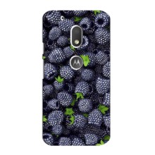 Чехлы с Фруктами для Motorola MOTO G4 Play (VPrint) (Ежевика)