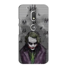 Чехлы с картинкой Джокера на Motorola Moto G4 Play – Joker клоун