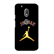 Чехлы для Motorola MOTO G4 Play - с картинкой JORDAN (AlphaPrint) (Jordan Gold)