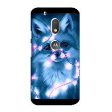 Чехлы с картинкой Лисички для Motorola MOTO G4 Play (VPrint) (Яркая лисичка)