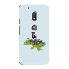Чехлы с картинкой собаки Патрон для Motorola MOTO G4 Play (AlphaPrint) (Сапер Пес)