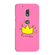 Чехол с картинкой (Стильные) для Мото G4 Плей - (AlphaPrint) (Princess)