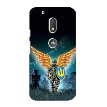 Чехлы с картинкой ЗСУ для Motorola MOTO G4 Play (AlphaPrint) (Солдат ЗСУ)