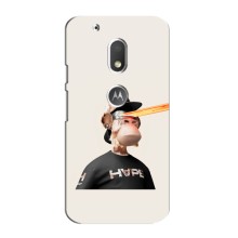 Чехлы с Обезьянами NFT для Motorola MOTO G4 Play (AlphaPrint) (обезьяна NFT в очках)