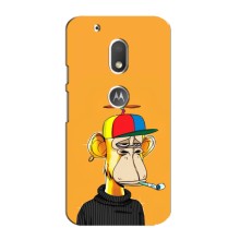 Чехлы с Обезьянами NFT для Motorola MOTO G4 Play (AlphaPrint) (Скучающая Обезьяна NFT)