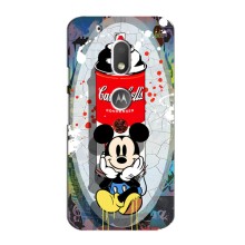 Чехол Disney Mouse Motorola MOTO G4 Play (PREMIUMPrint) (Американский Маус)
