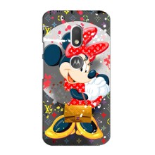 Чехол Disney Mouse Motorola MOTO G4 Play (PREMIUMPrint) (Minni с бантиком)