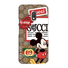 Чехол Disney Mouse Motorola MOTO G4 Play (PREMIUMPrint) (Стильный Микки)