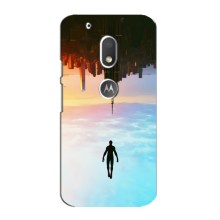 Чехол с человеком пауком для Motorola MOTO G4 Play - (AlphaPrint) (Паук человек)