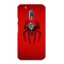 Чехол с человеком пауком для Motorola MOTO G4 Play - (AlphaPrint) (Паук Марвел)