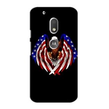 Чехол Флаг USA для Motorola Moto G4 Play – Крылья США