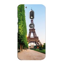 Чехол Эйфелева Башня для Motorola MOTO G4 Play - (AlphaPrint) (Дорога в Париж)