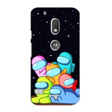 Чехол Амонг Ас для Motorola MOTO G4 Play (AlphaPrint) (Скины в космосе)