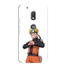 Чехлы с принтом Наруто на Motorola MOTO G4 Play (Радосный Наруто)