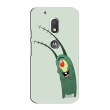 Чехол с картинкой "Одноглазый Планктон" на Motorola Moto G4 Play (Милый Планктон)