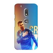 Чехол Криштиану Роналду для Motorola MOTO G4 Play (AlphaPrint) (CR7 Real)