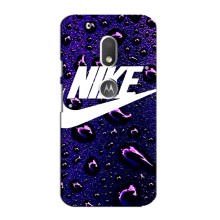 Чехол для Motorola MOTO G4 Play - с принтом Найк (AlphaPrint) (Найк принт)