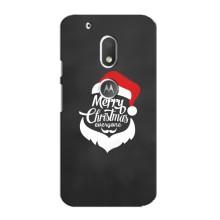 Рождественские Чехлы для Motorola MOTO G4 Play (VPrint) (Санта Крисмас)