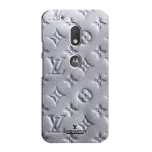 Текстурный Чехол Louis Vuitton для Мото Джи 4 Плей – Белый ЛВ