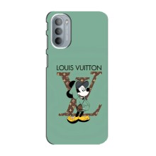 Чехлы Луи Витон для Motorola MOTO G41 (AlphaPrint - LOUIS VUITTON) (Микки Маус LV)