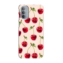 Чохли з фруктами для Motorola MOTO G41 (VPrint) (Черешня)