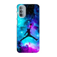 Чехлы для Motorola MOTO G41 - с картинкой JORDAN (AlphaPrint) (Яркий Джордан)