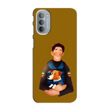 Чехлы с картинкой собаки Патрон для Motorola MOTO G41 (AlphaPrint) (ЗСУ Патрон)