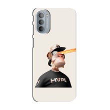 Чохли з Мавпами NFT для Motorola MOTO G41 (AlphaPrint) (мавпа NFT в окулярах)