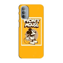 Чехлы с принтом Микки Маус на Motorola MOTO G41 (Испуганный Микки)