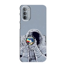 Чохол NASA для Motorola MOTO G41 (AlphaPrint) (Космонавт фото)