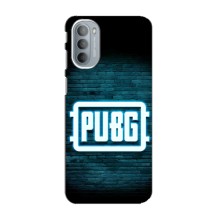 Чеjхол PUBG для Моторола МОТО Г41 (AlphaPrint) (Лого PUBG)