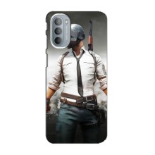 Чеjхол PUBG для Моторола МОТО Г41 (AlphaPrint) (Пабг мен)