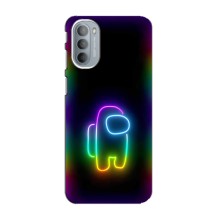 Чехол Амонг Ас для Motorola MOTO G41 (AlphaPrint) (Яркий скин)