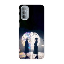 Чехлы Венсдей на Motorola MOTO G41 Уэнсдей (AlphaPrint) (Уэнздей и Инид)