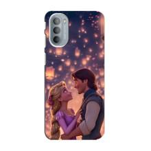 Чехол Рапунцель для Motorola MOTO G41 – Принцесса и принц