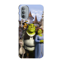 Чехол с мультфильмом Шрек на Motorola MOTO G41